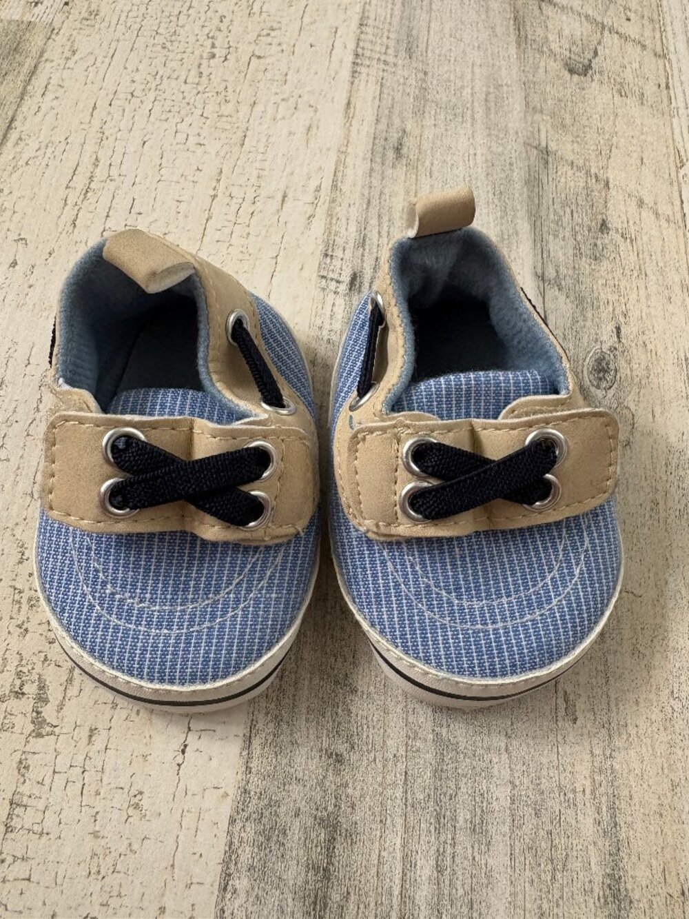 Cat & Jack Infant Size 0-3 Months Slip On Crib Shoes